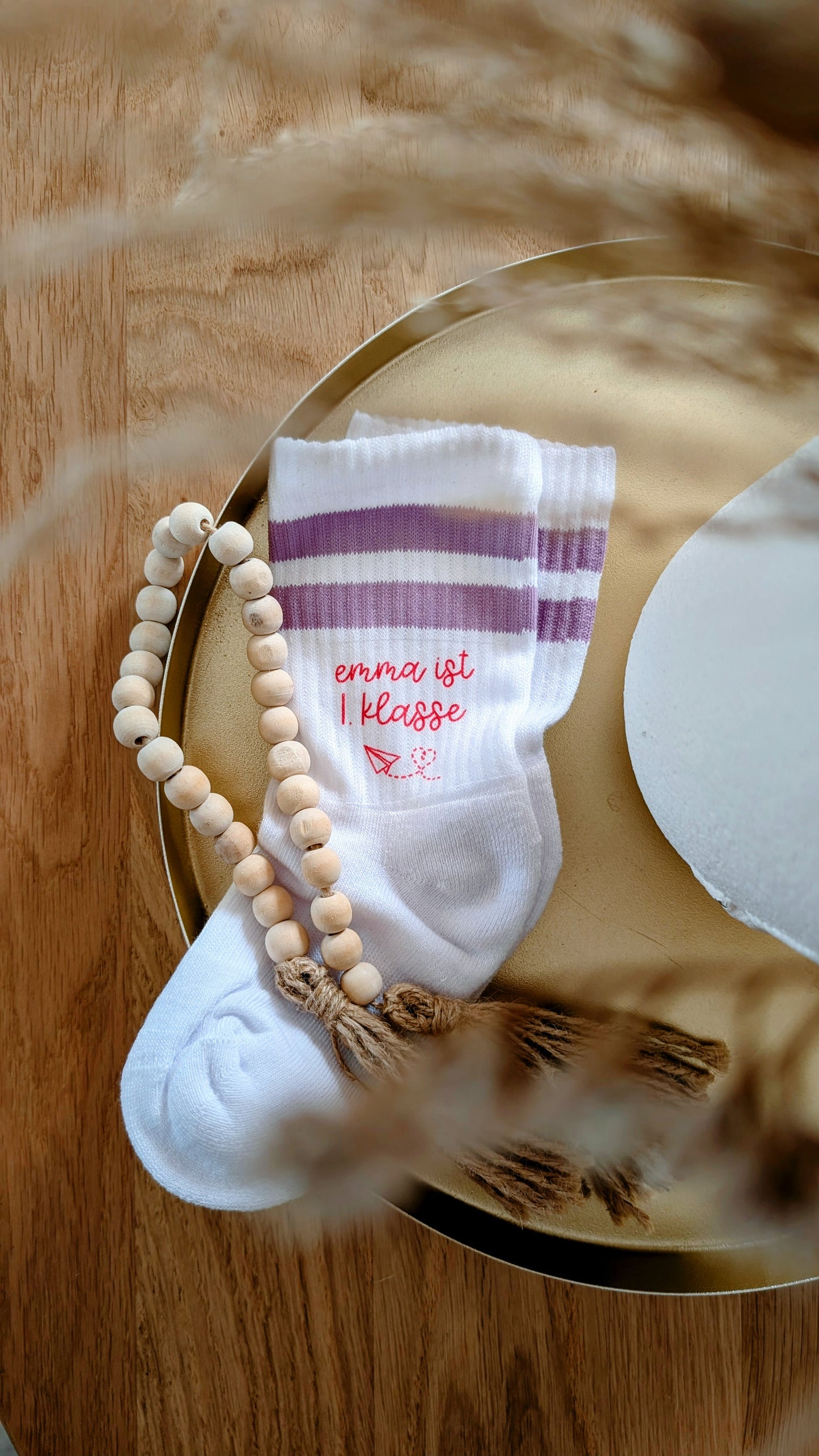 Kindersocken mit Druck "Schulkind"