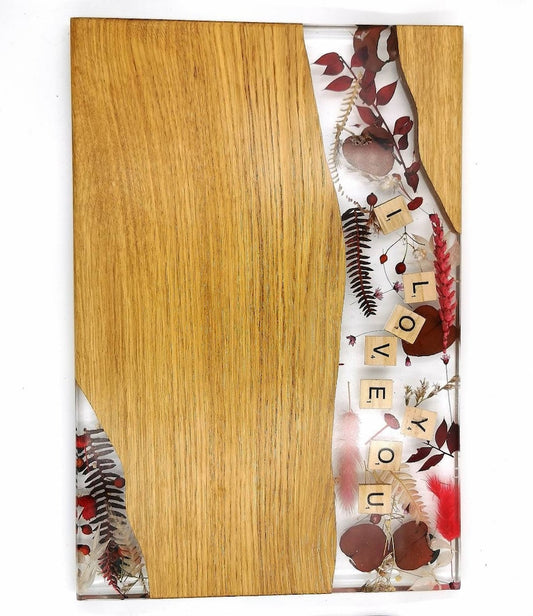 Servierbrett "Scrabble"