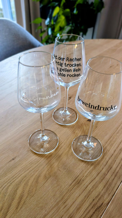 Sale - Weinglas mit Spruch