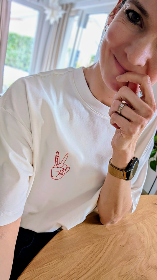 Damen | Boxy T-Shirt "love"