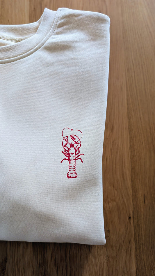 Damen | Sweater mit Druck "oui oui mon ami"