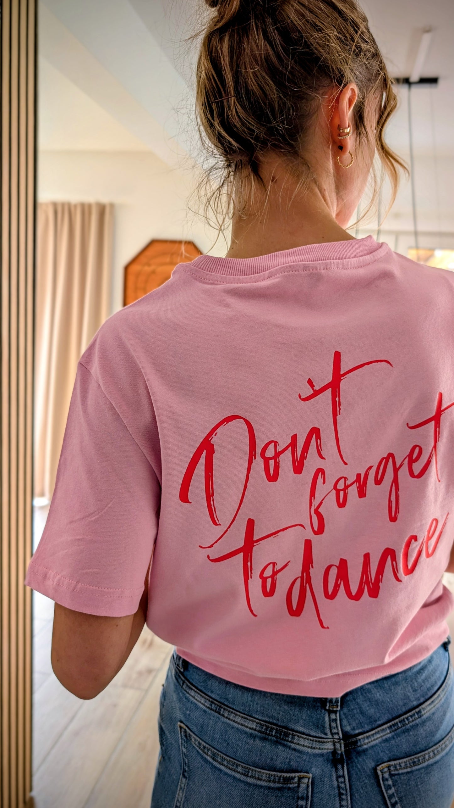 Sale - Damen | Boxy T-Shirt "don't forget to dance"