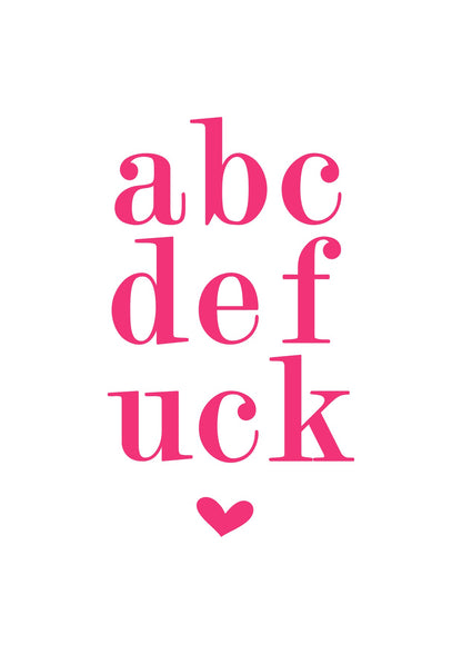 Damen | Sweater mit Druck "abcd"