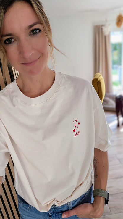 Damen | Boxy T-Shirt "self love self care"