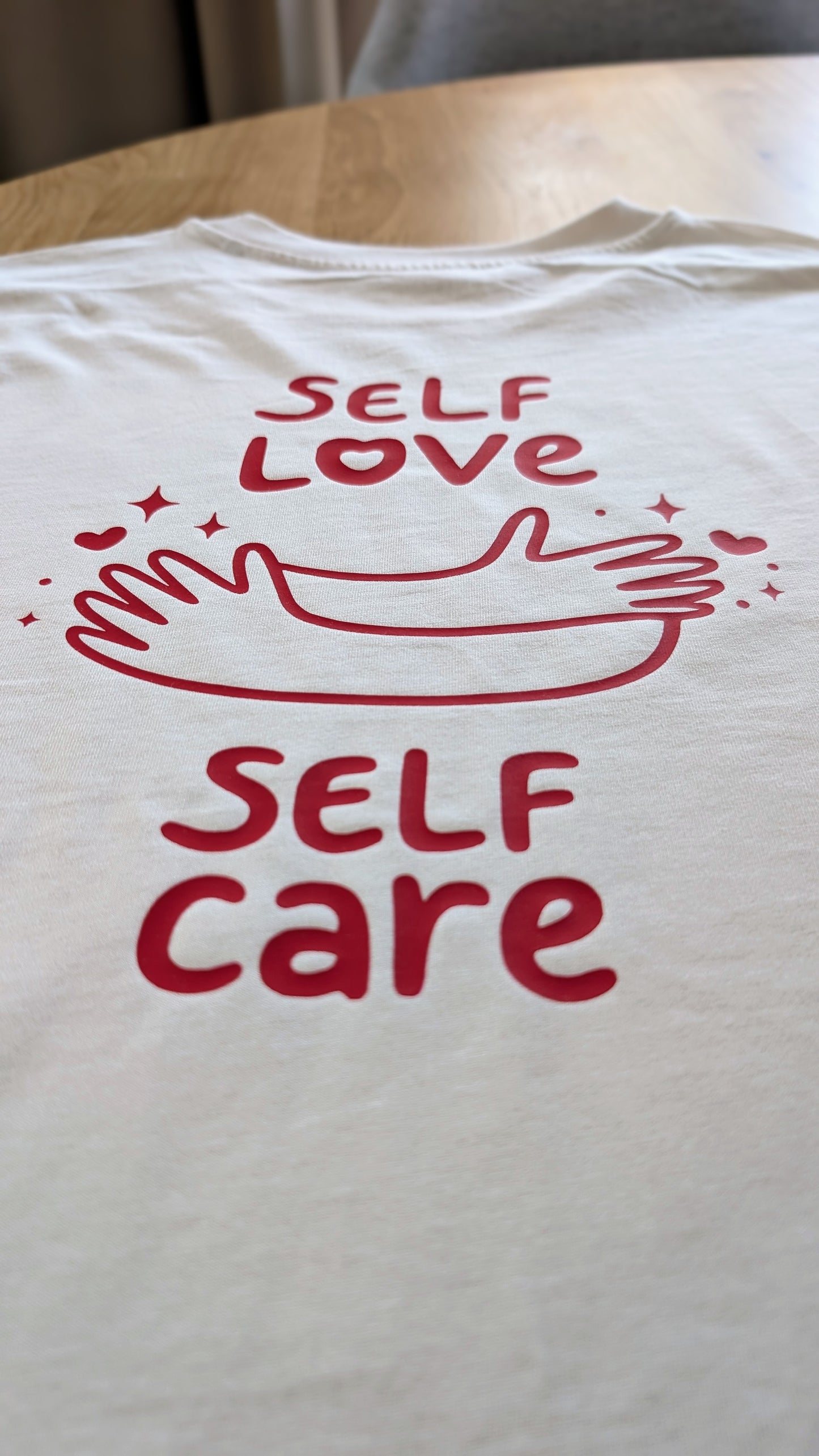 Damen | Boxy T-Shirt "self love self care"
