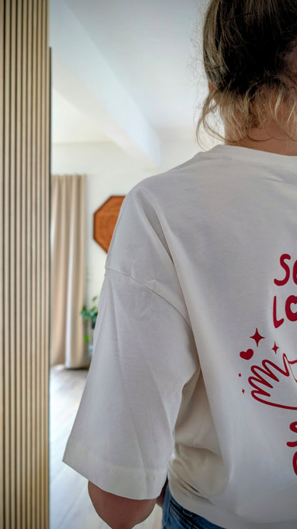 Damen | Boxy T-Shirt "self love self care"
